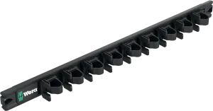 Wera 9611 Mangetic Rail For Kraftform Screwdrivers (Empty, 9pc), 05136414001
