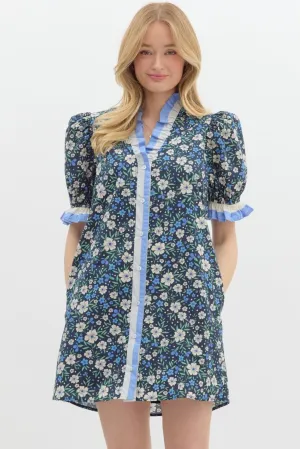 Whimsical Blooms Dress, S-2XL