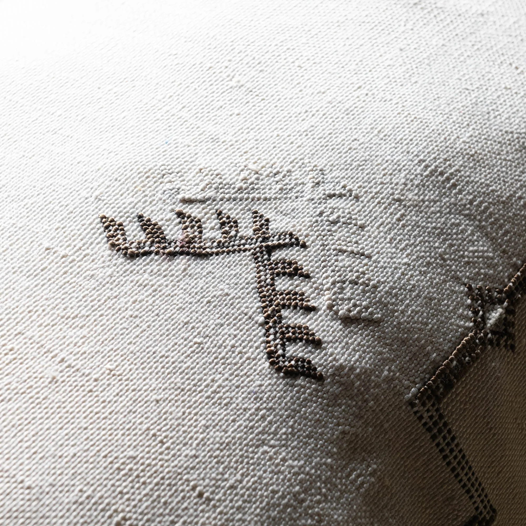 White Cactus silk pillow cover