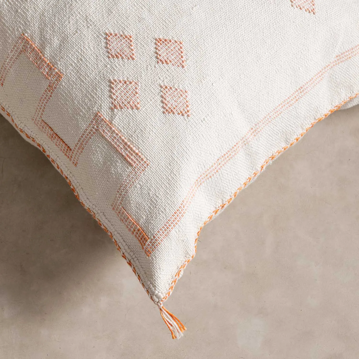 White Cactus silk pillow cover