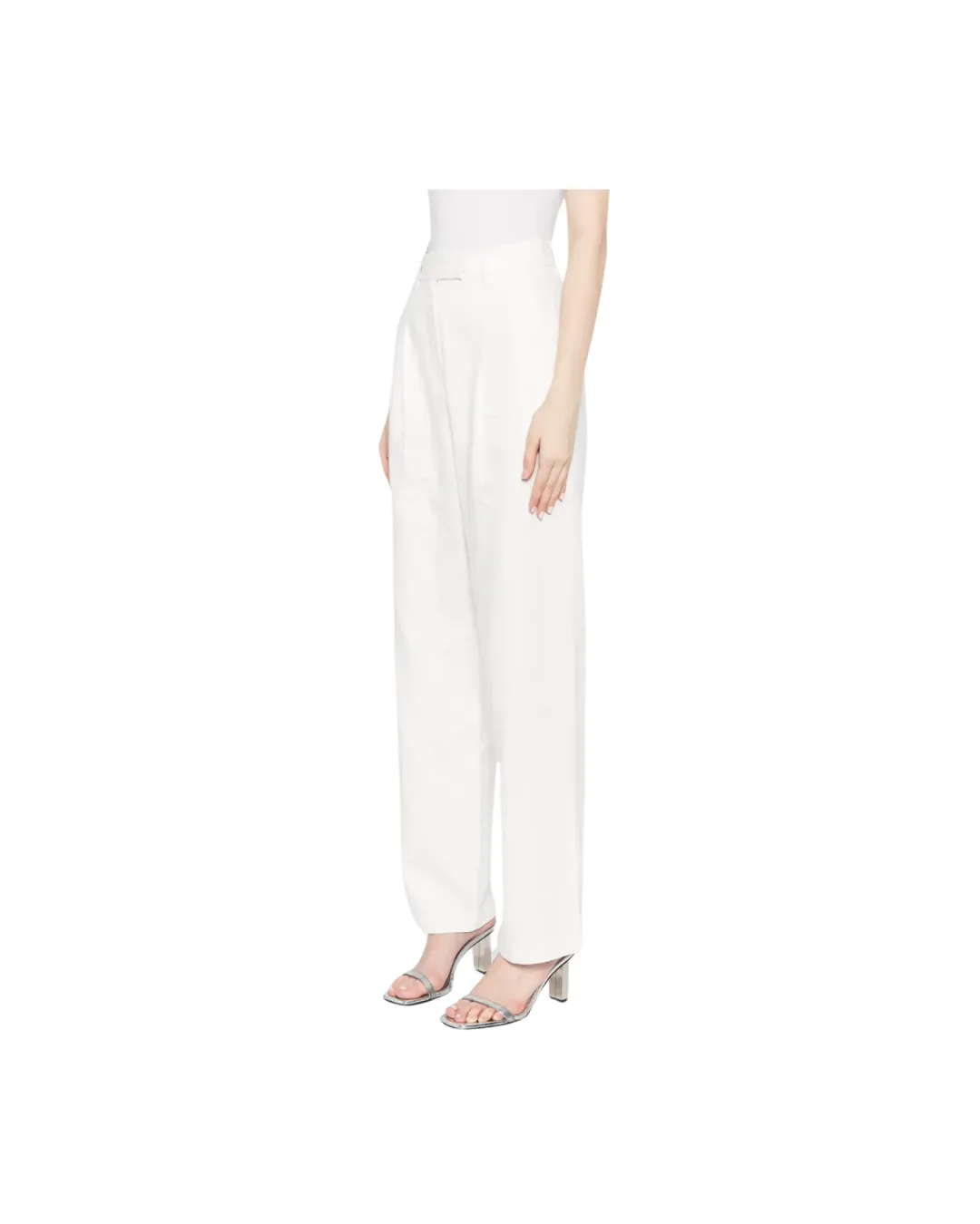 White Linen Trousers