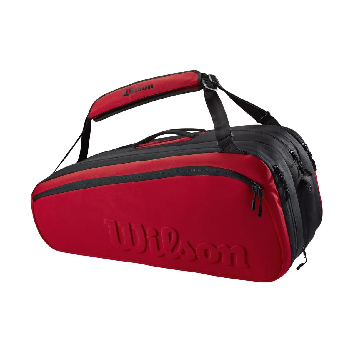Wilson Clash v2 Super Tour 15 Pack Racquet Bag (Red/Black)
