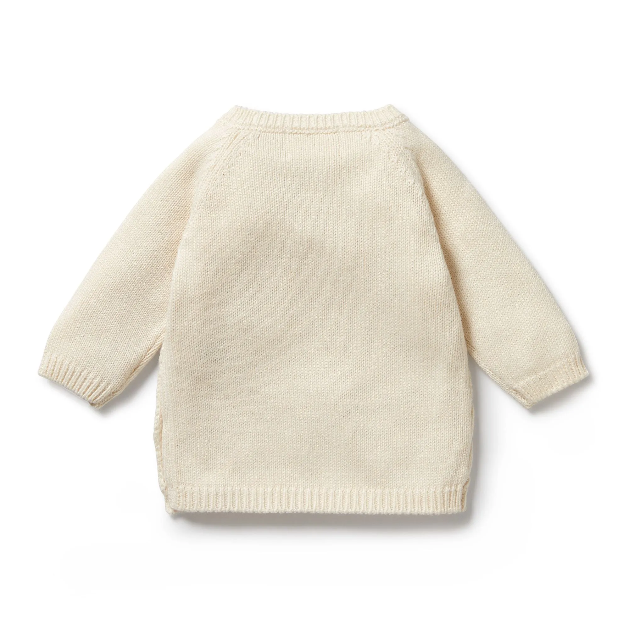 Wilson   Frenchy Knitted Pointelle Kimono Cardigan - Ecru