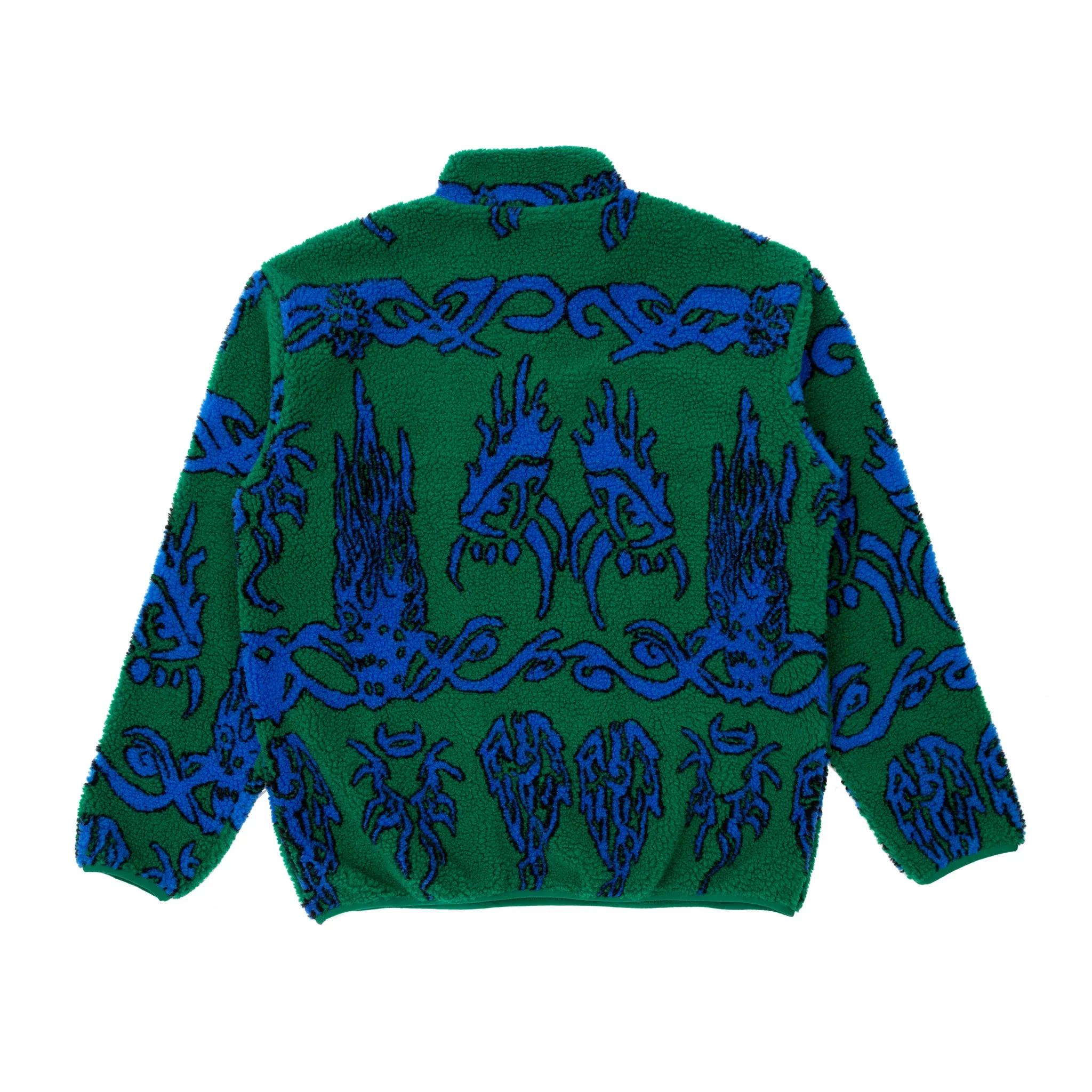 WKND Temple Fleece Jacket - Green/Blue