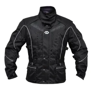 Wolf Textile Motorcycle Armoured Biker Jacket Reflector
