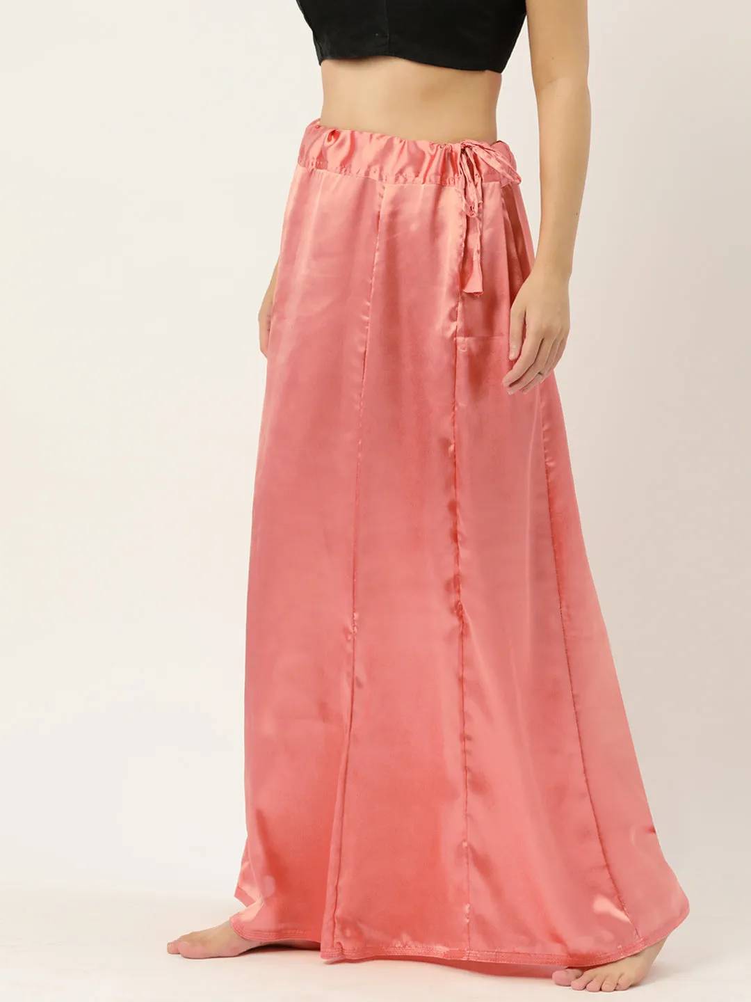 Women Saree Petticoat / Flared Shaper - Apricot