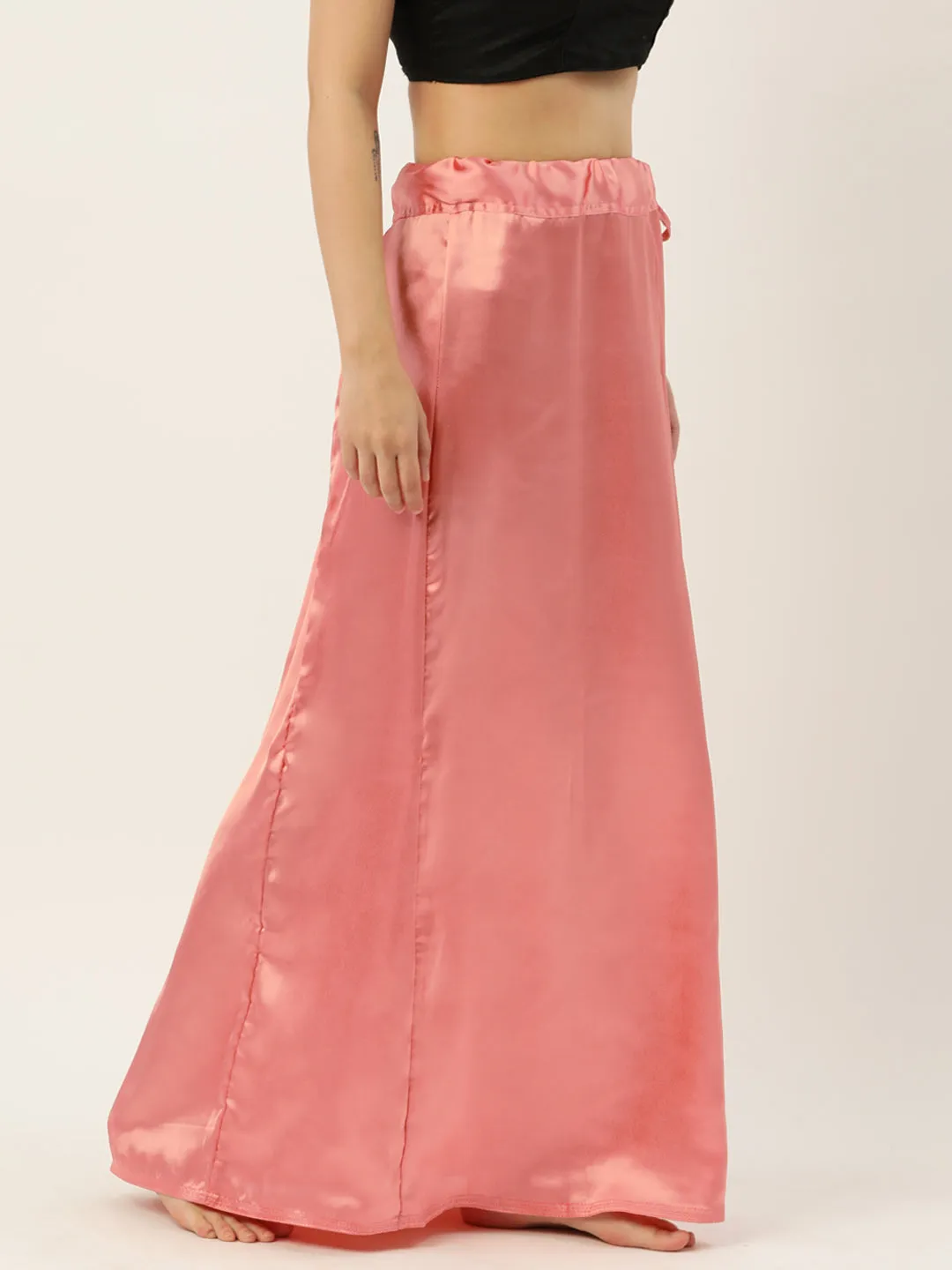 Women Saree Petticoat / Flared Shaper - Apricot