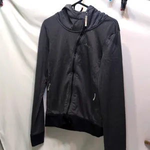 Women's black hoodie Bench athletic full zip jacket size small NWT