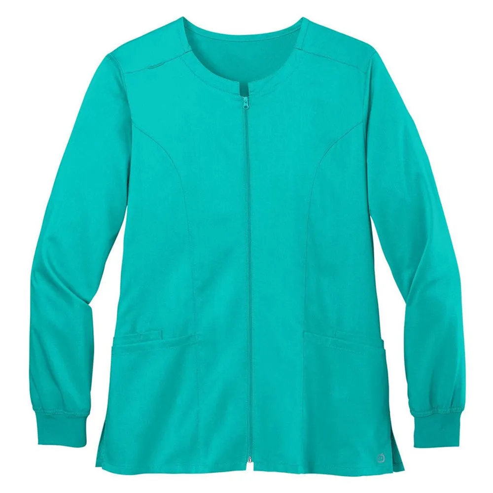 WonderWink® Women's Premiere Flex Full-Zip Scrub Jacket