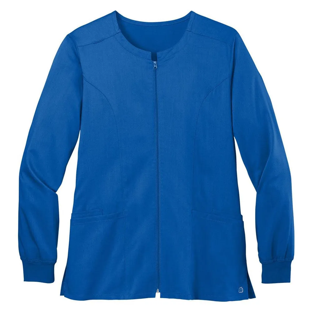 WonderWink® Women's Premiere Flex Full-Zip Scrub Jacket