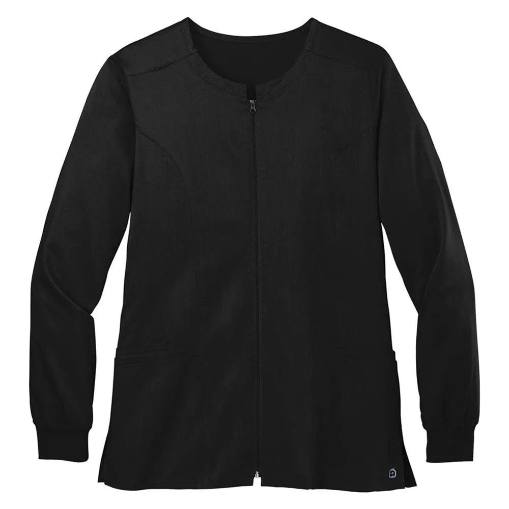 WonderWink® Women's Premiere Flex Full-Zip Scrub Jacket
