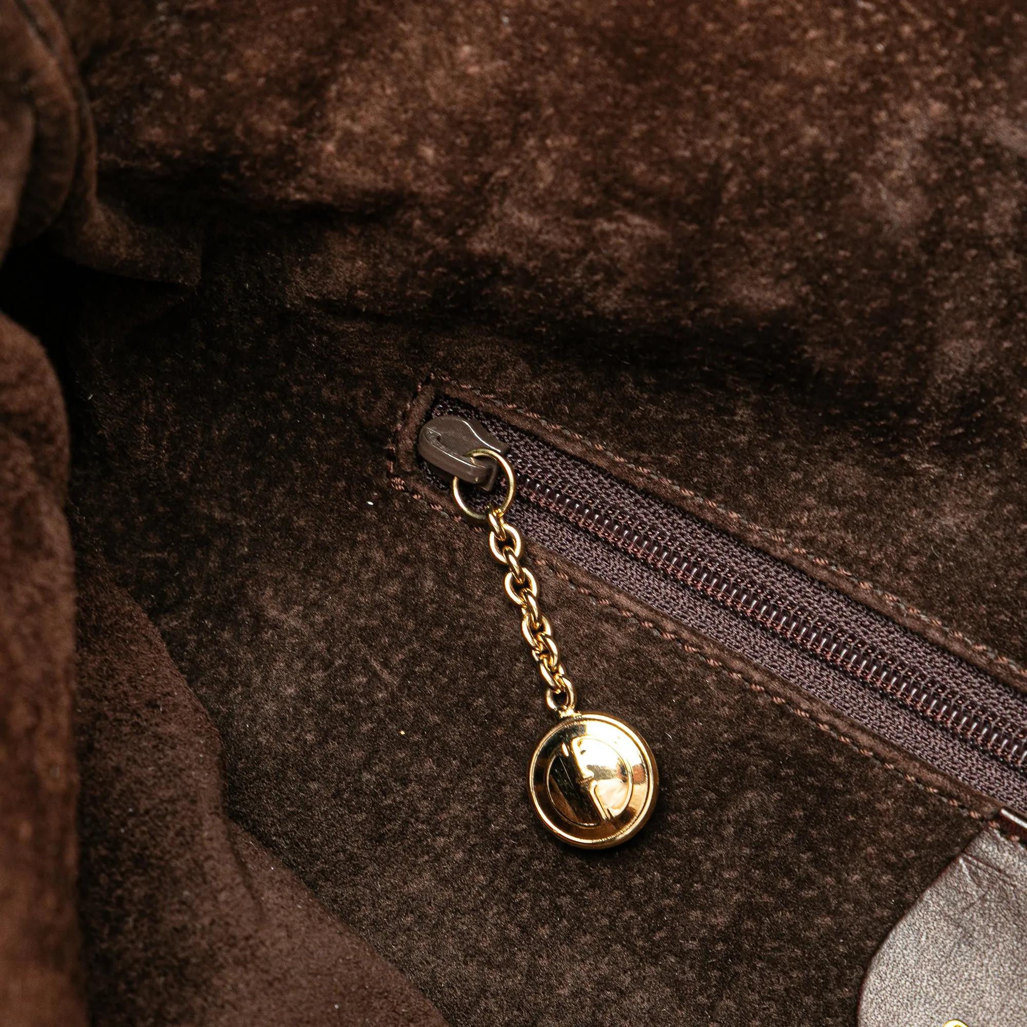 Woven Leather Bamboo Satchel