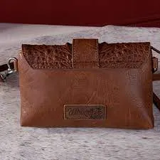 Wrangler Croc Embossed Crossbody Bag