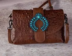 Wrangler Croc Embossed Crossbody Bag