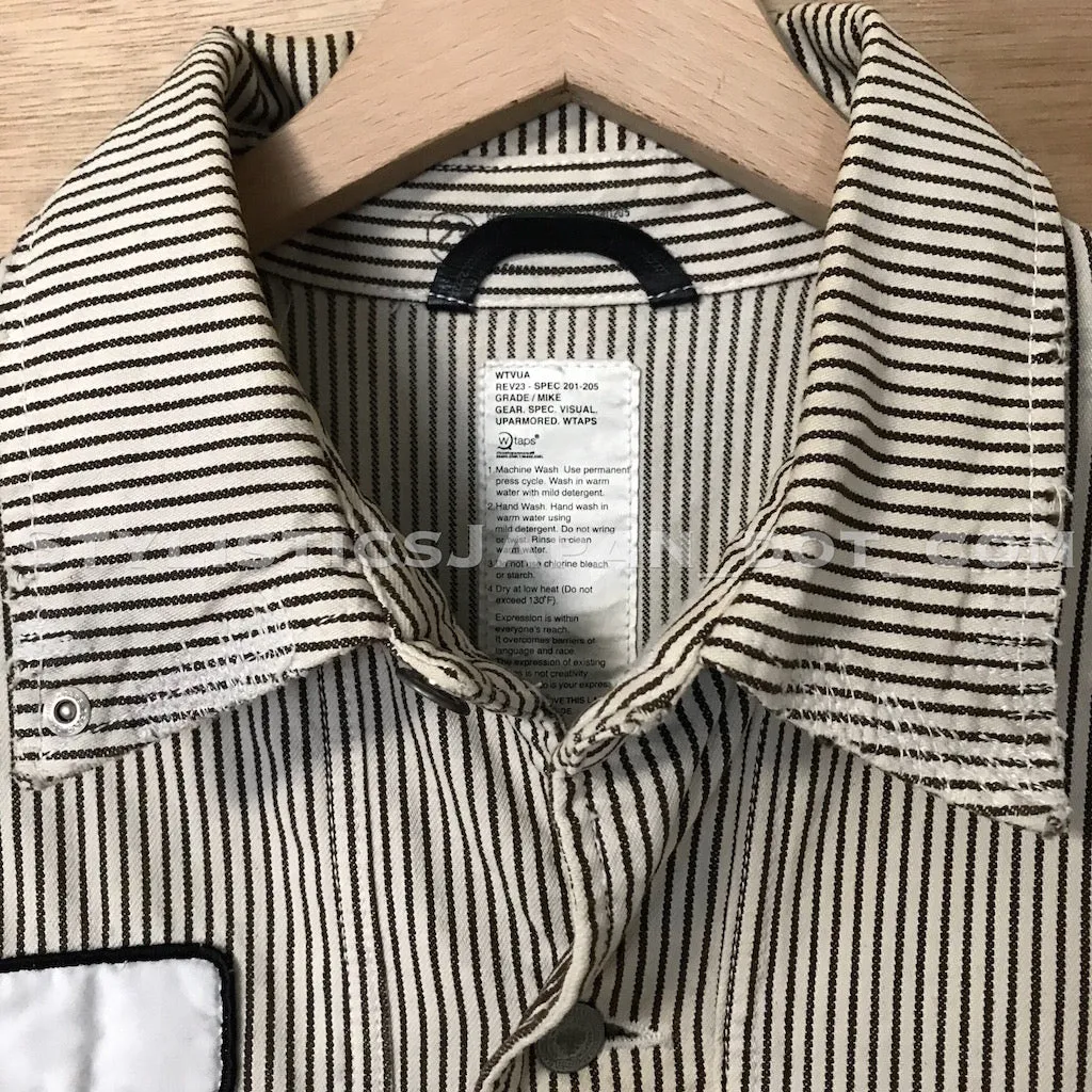 WTaps Extreme Prejudice Doc Smock Jacket White/Brown M/L