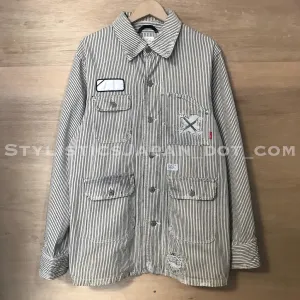 WTaps Extreme Prejudice Doc Smock Jacket White/Brown M/L