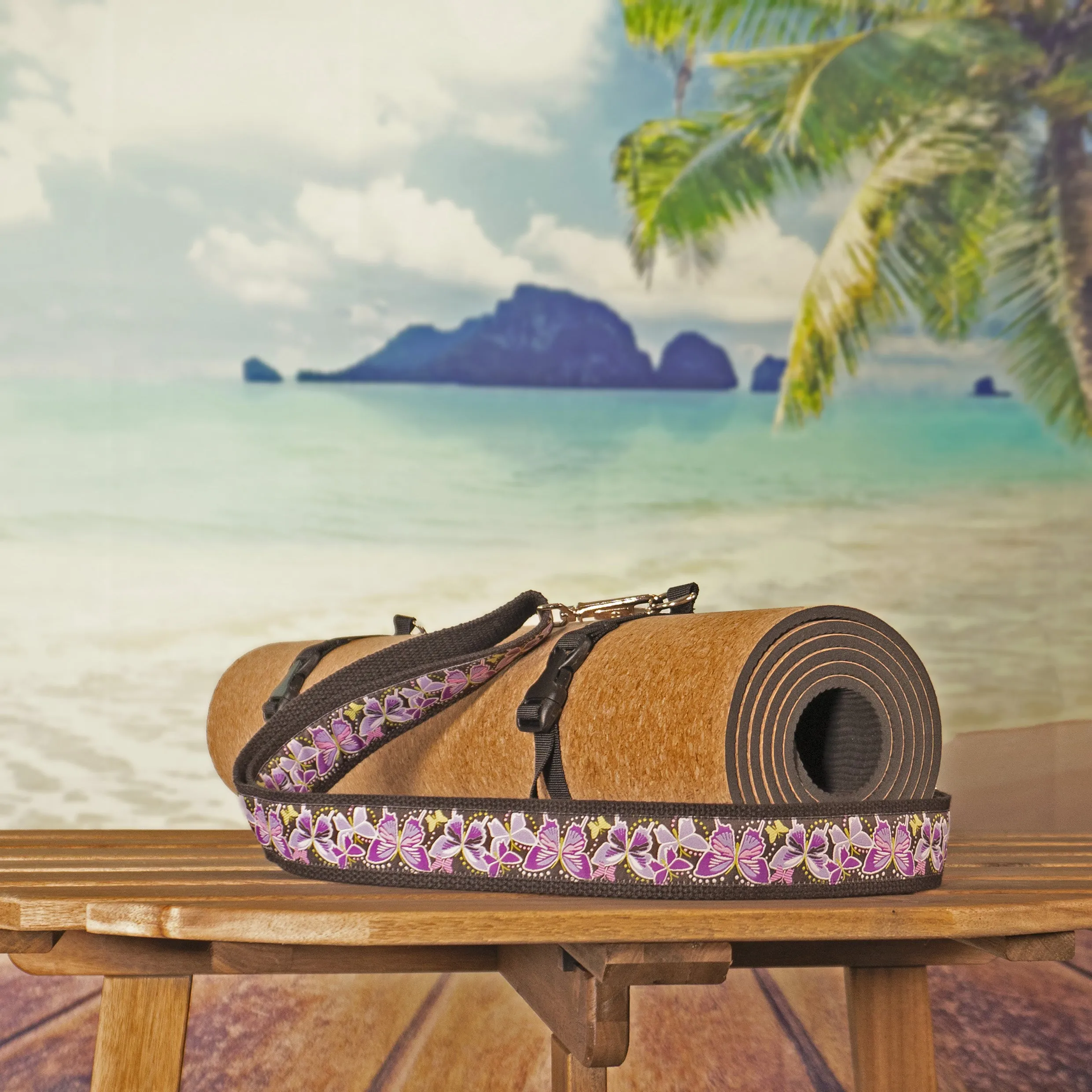 Yoga Mat Strap - Butterfies