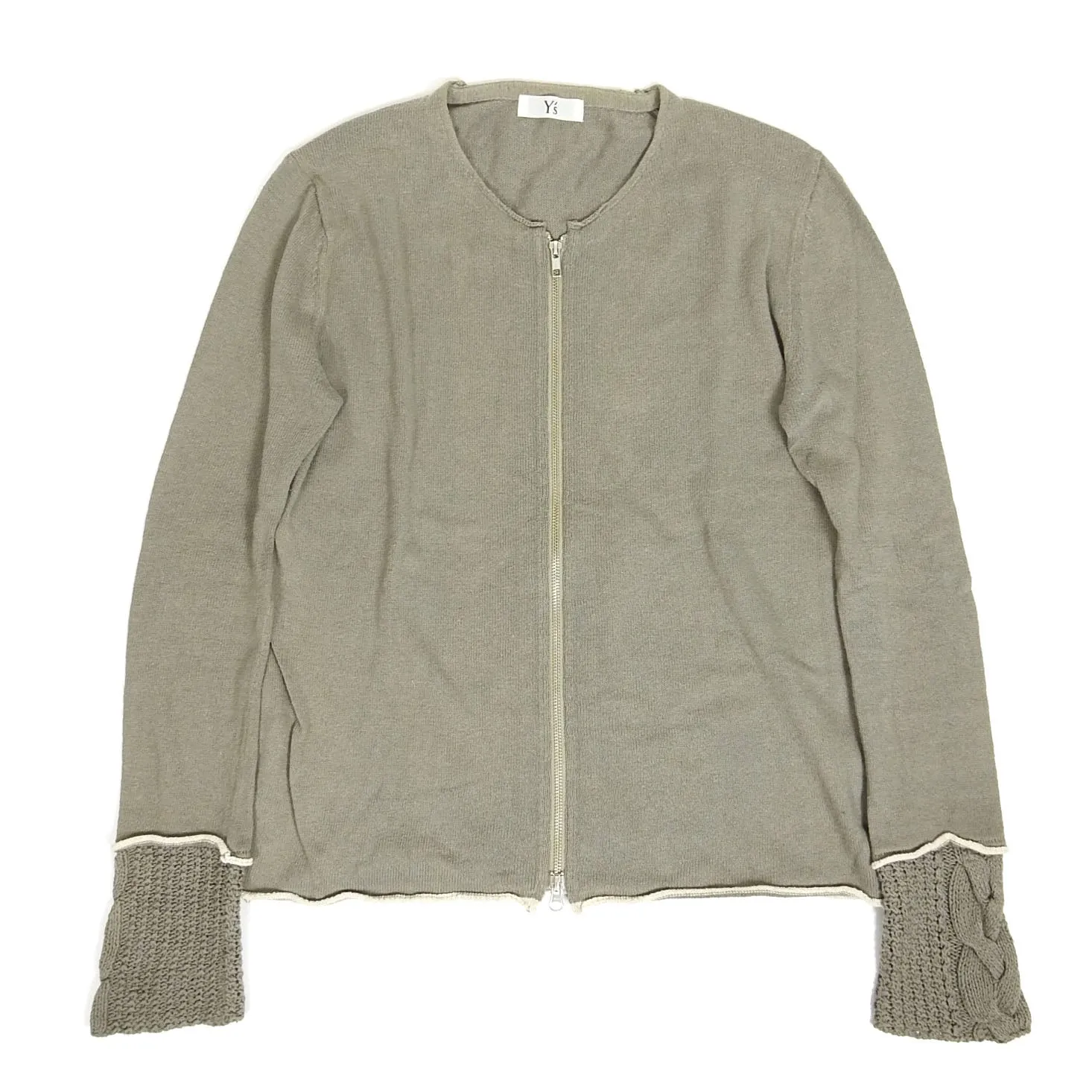 Y’s by Yohji Yamamoto Zip Sweater Size 3