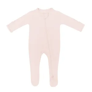 Zippered Footie | Blush