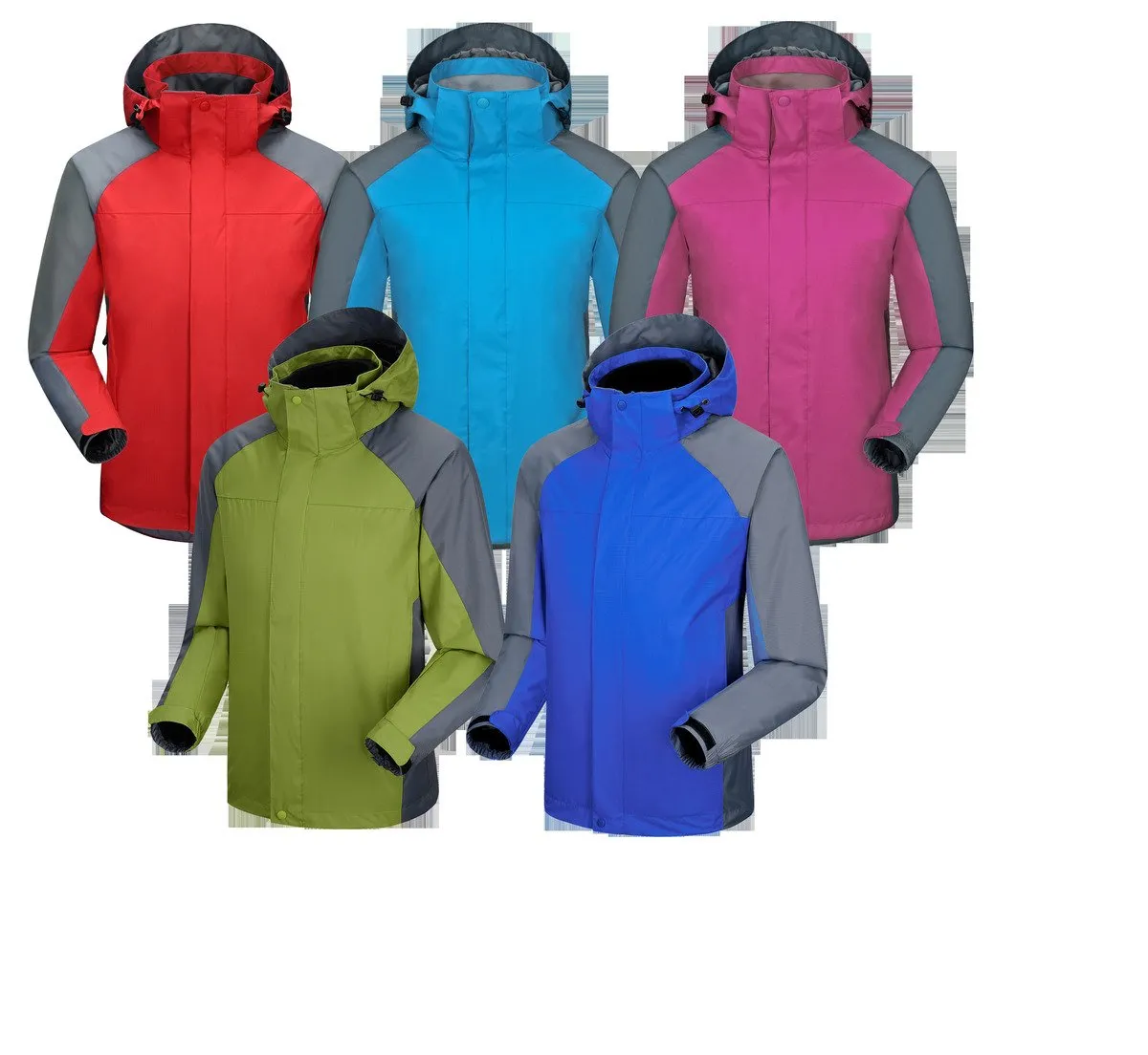 Zippered Long-Sleeved Waterproof Jacket For Men And Women