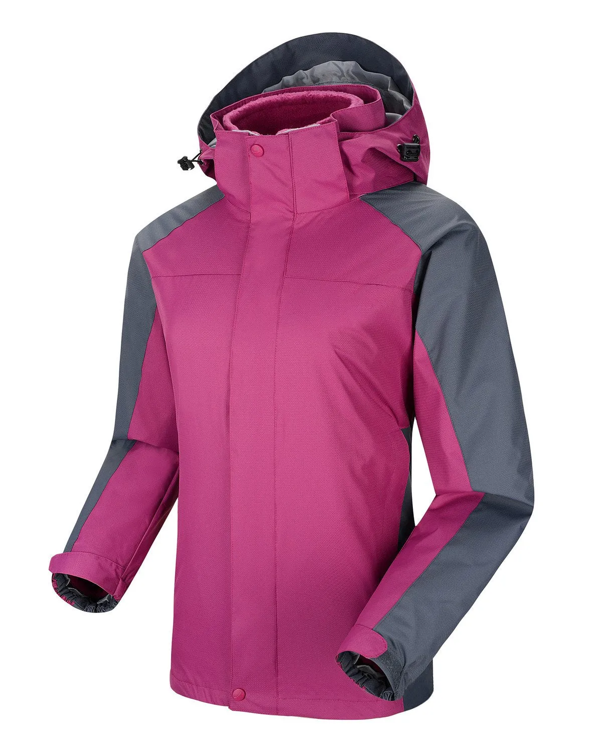 Zippered Long-Sleeved Waterproof Jacket For Men And Women