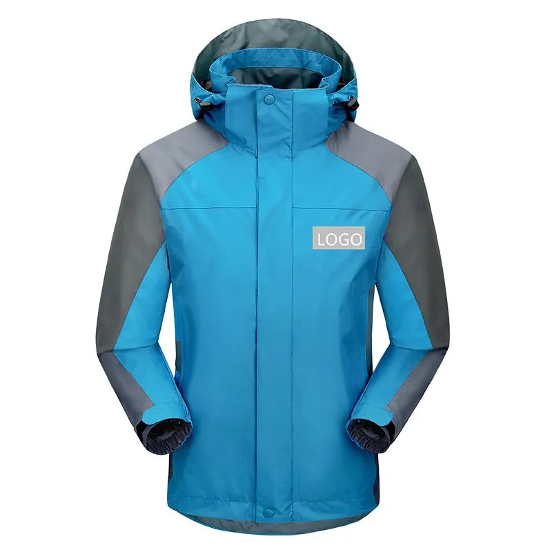 Zippered Long-Sleeved Waterproof Jacket For Men And Women
